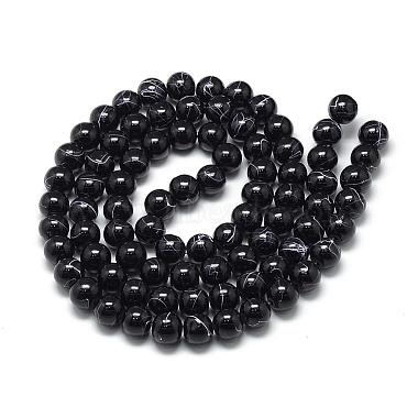 Chapelets de perles en verre d'effilage(X-DGLA-S115-6mm-L16)-2
