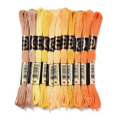 Yellow Polyester Embroidery Thread