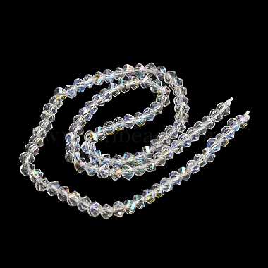 Electroplate Glass Beads Strands(GLAA-Q105-04Y)-2