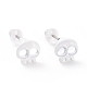 Alloy Skull Stud Earrings with Steel Pin(EJEW-E143-09)-1
