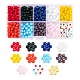 Kit de fabrication de bijoux en perles de verre colorées bricolage(DIY-FS0002-14)-1