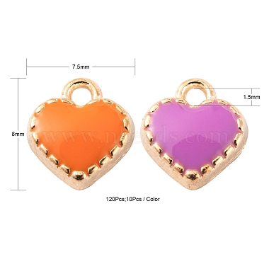 120Pcs 12 Colors Alloy Enamel Charms(ENAM-LS0001-79)-3