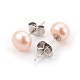 Boucles d'oreilles en perles naturelles(EJEW-JE02880)-3