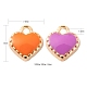 120Pcs 12 Colors Alloy Enamel Charms(ENAM-LS0001-79)-3