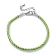 Polyester Cord Braided Bracelet Makings(MAK-Z003-01P-31)-1