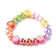 Opaque Acrylic Beads Stretch Bracelet Sets for Kids(BJEW-JB06403)-6