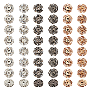24Pcs 3 Colors Alloy & Brass Snap Buttons, Sew on Press Buttons, Garment Buttons, for Costume Jacket Coat Accessories, Mixed Color, 24.5x7mm, 8pcs/color