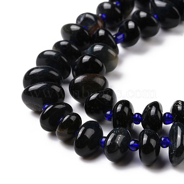 Natural BlueTiger Eye Beads Strands(G-D480-A02-01)-3