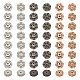 24Pcs 3 Colors Alloy & Brass Snap Buttons(FIND-NB0003-65)-1