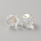 Plating Acrylic Beads(OACR-WH20006-01B)-2