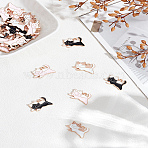 42Pcs 3 Colors Alloy Enamel Pendants, Light Gold, Cadmium Free & Lead Free, Cat Charm, Mixed Color, 13x20.5x1mm, Hole: 1.6mm, 14pcs/color(ENAM-LP0001-80)