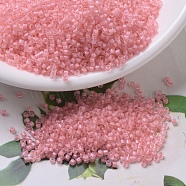 MIYUKI Delica Beads, Cylinder, Japanese Seed Beads, 11/0, (DB0070) Rose Pink Lined, 1.3x1.6mm, Hole: 0.8mm, about 2000pcs/10g(X-SEED-J020-DB0070)