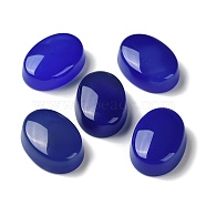 Natural Agate Cabochons, Dyed & Heated, Oval, 13x18x6mm(G-Q005-01A-01)