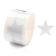 Iron on Reflect Light Stickers, for Clothes, Schoolbag Decorate, Star Pattern, 2.2x2.2cm, 35pcs/roll(DIY-H148-A07)