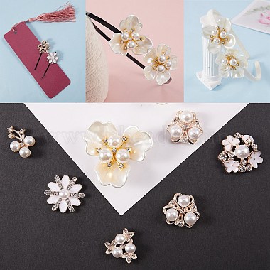 20Pcs 10 Styles Alloy Decorate Use for DIY the Bag or Hair accessories(FIND-SZ0001-54)-2