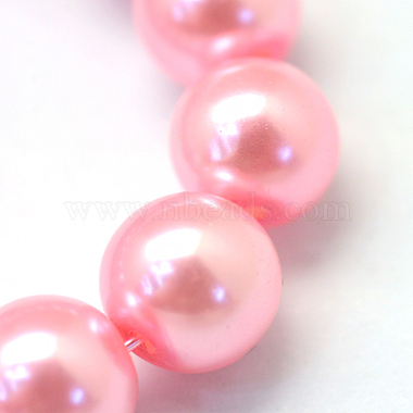 Baking Painted Pearlized Glass Pearl Round Bead Strands(X-HY-Q003-6mm-53)-3
