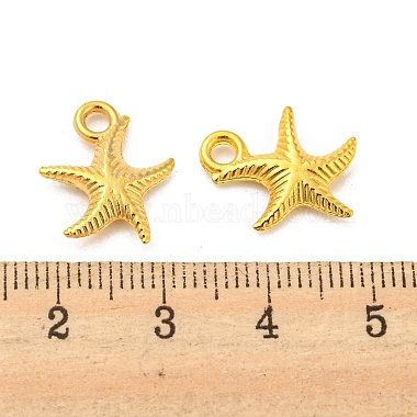 Starfish/Sea Stars Tibetan Style Alloy Pendants(TIBEP-Q052-30G-LF)-3