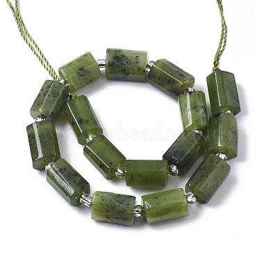 Natural Canadian Jade Beads Strands(G-S345-8x11-006)-2