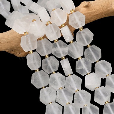 cristal de cuarzo hebras naturales(G-A291-A04-01)-1