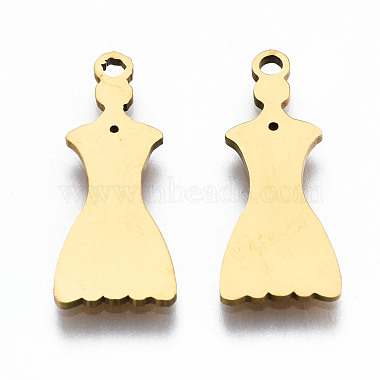Golden Clothes 201 Stainless Steel Pendants