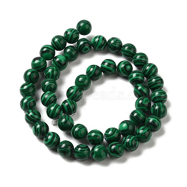 Synthetic Malachite Dyed Beads Strands(G-P507-02A-08)-3