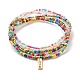 Baking Paint Glass Seed Bead Anklets(AJEW-AN00469)-1