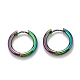 304 Stainless Steel Huggie Hoop Earrings(X-EJEW-O087-09C-M)-1