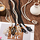 6Pcs Adjustable Braided Waxed Cord Macrame Pouch Necklace Making(FIND-YS0001-10)-5