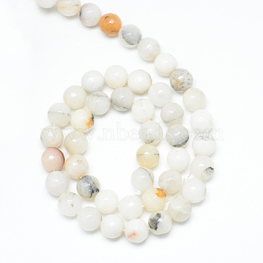 Natural Agate Bead Strands(X-G-R346-8mm-26)-2