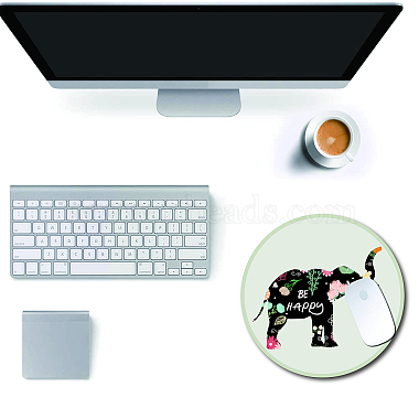 Rubber with Cloth Mouse Pad(AJEW-WH0187-015)-7