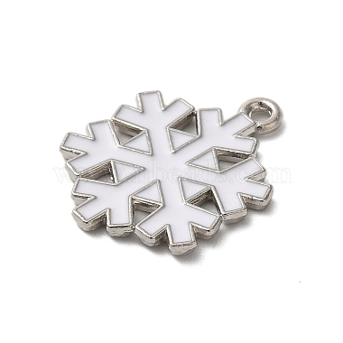 Winter Theme Alloy Enamel Pendants(ENAM-M002-05R-P)-2