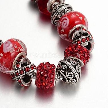 Bracelets en alliage avec perles européennes avec strass(BJEW-L602-13)-3