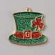 Saint Patrick's Day Alloy Enamel Pendants(ENAM-WH0004-03KCG-08)-1
