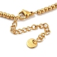 Collares de cuentas bohemios de acero inoxidable en tono dorado 304(NJEW-A032-01G-01)-3