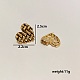 Brass Stud Earrings for Women(MH7259-1)-3