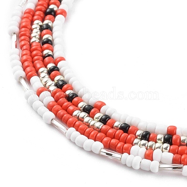 Round Seed Beads Multi-strand Necklaces(NJEW-JN03460-02)-4