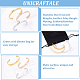 Unicraftale 3Pcs 3 Colors 304 Stainless Steel Grooved Open Cuff Bangle for Women(BJEW-UN0001-33)-5