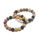Natural Mixed Gemstone Bead Stretch Bracelets(BJEW-K212-C-029)-1