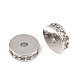 Brass Micro Pave Clear Cubic Zirconia Beads(KK-H292-40P)-2