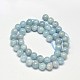 Round Natural Aquamarine Beads Strands(G-F289-01-8mm)-2