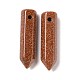 Synthetic Goldstone Pointed Pendants(G-D460-01Q)-2