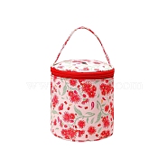 Oxford Cloth Waterproof Bag, for Yarn Ball Storage, Column, Crimson, 14x13.5cm(PW-WG79851-01)