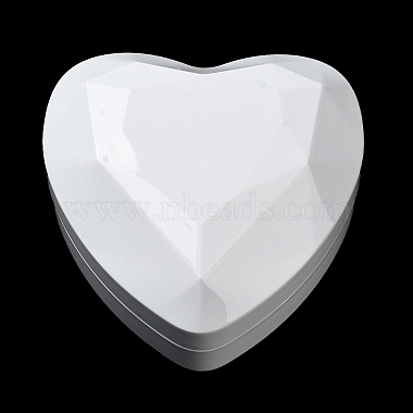 Heart Shaped Plastic Ring Storage Boxes(CON-C020-01D)-3