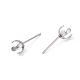 Accessoires de puces d'oreilles en 304 acier inoxydable(STAS-L219-03A-P)-3