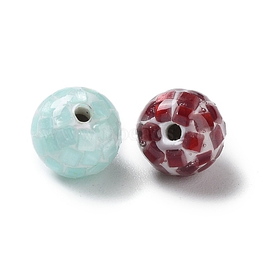 Colorful Craft Shell Half Drilled Beads(BSHE-D001-01D)-2