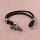 Braided Leather Cord Bracelets(X-BJEW-L605-38)-3