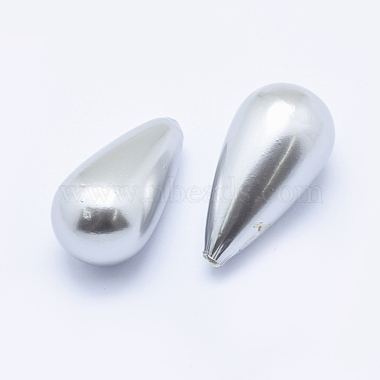 Electroplate Shell Pearl Half Drilled Bead(BSHE-G006-01A)-2