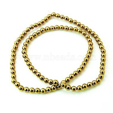 Non-magnetic Synthetic Hematite Beads Strands(X-G-G091-8mm-1)-2