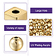 fashewelry 100 pcs 10 perles européennes en acrylique plaqué uv(PACR-FW0001-01)-4
