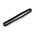 Silicone Bands, Elastic Wrapping Bands for A6 Size Book, Black, 135x7x7mm, Inner Diameter: 132x10mm(AJEW-WH0304-76G)
